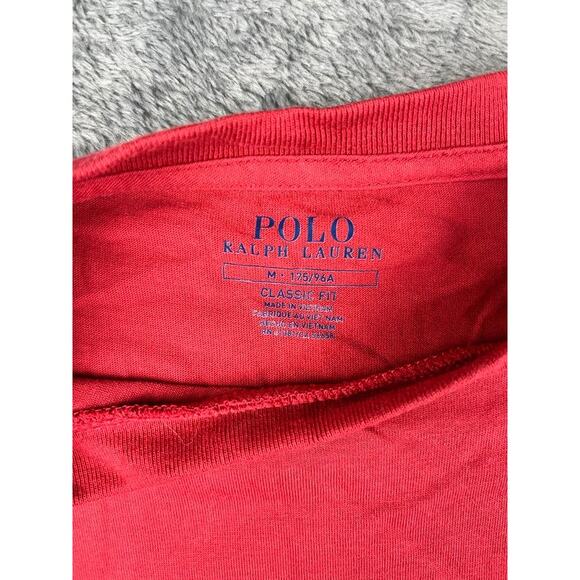 Polo Ralph Lauren Men’s Medium Red Pocket Tee Excellent - Picture 3 of 10